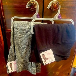 New with tags no boundaries leggings lot XXL black and gray high waisted, ankle